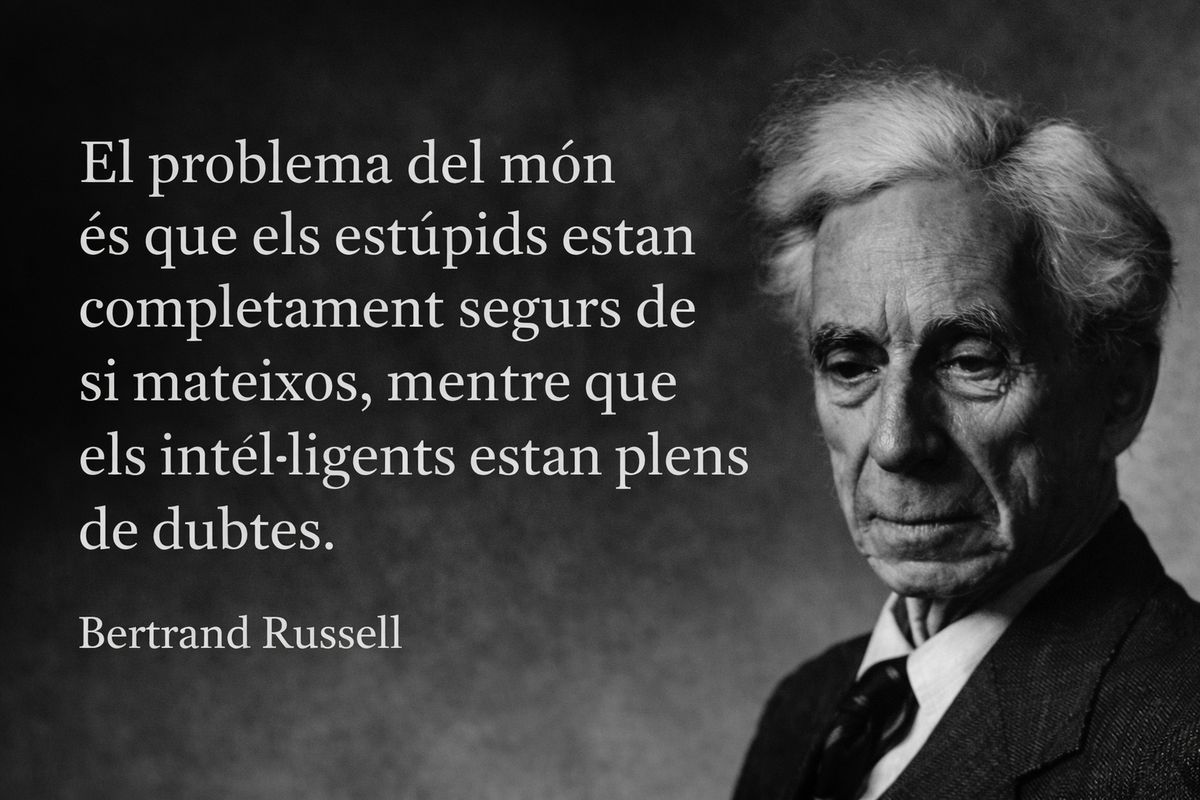 Frase de Bertrand Russell